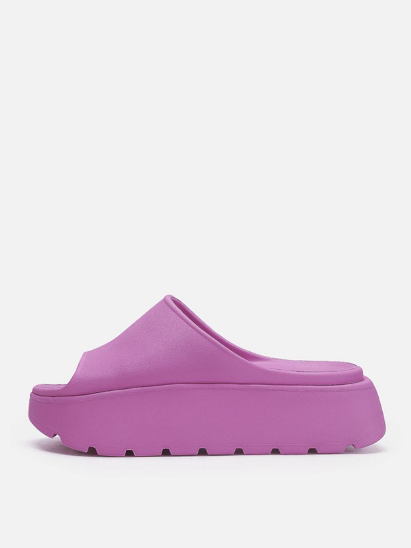 Γυναικεία Πέδιλα Slides Open Toe Flat Slide Sandals - Ροζ