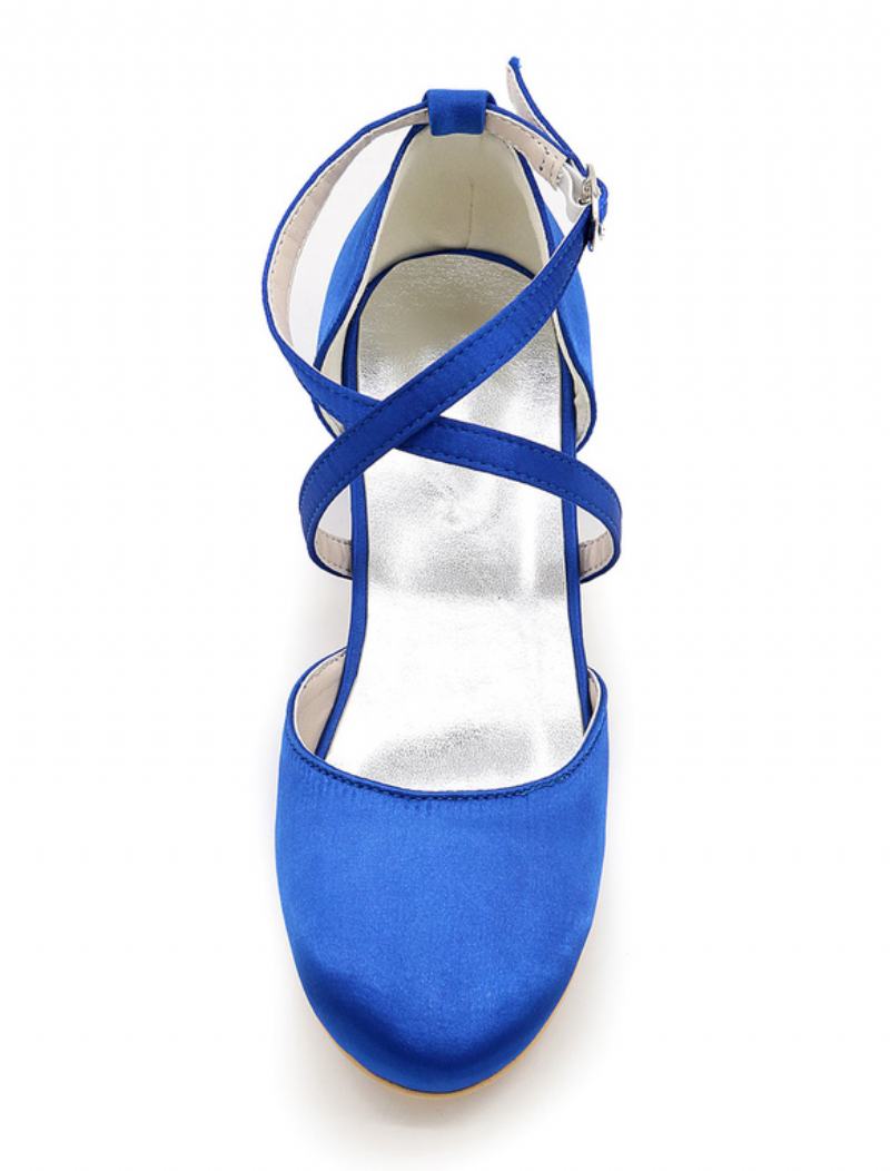 Παπούτσια Για Κορίτσια Vintage Cross Over Bridal Pumps - Μπλε