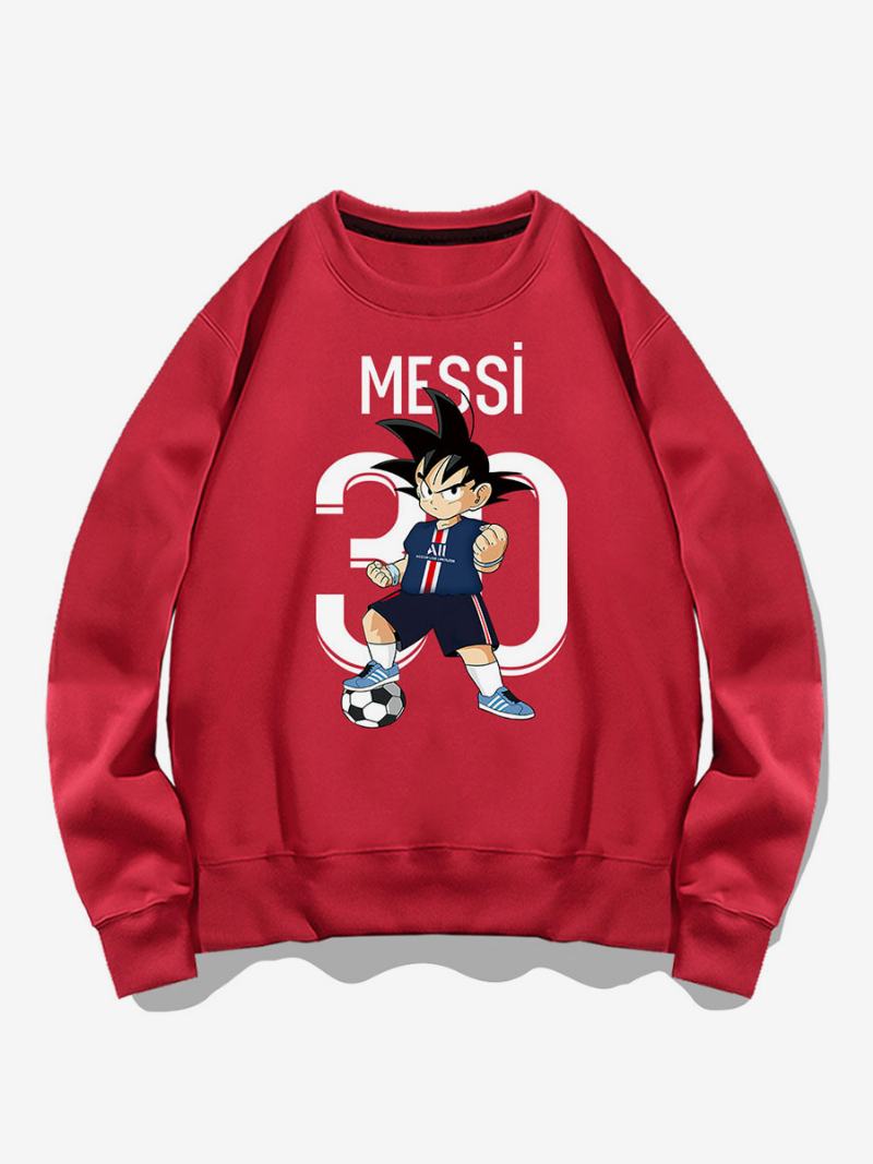 Φούτερ Messi Ανδρικό Μπλουζάκι Για Ενήλικες - Κόκκινο